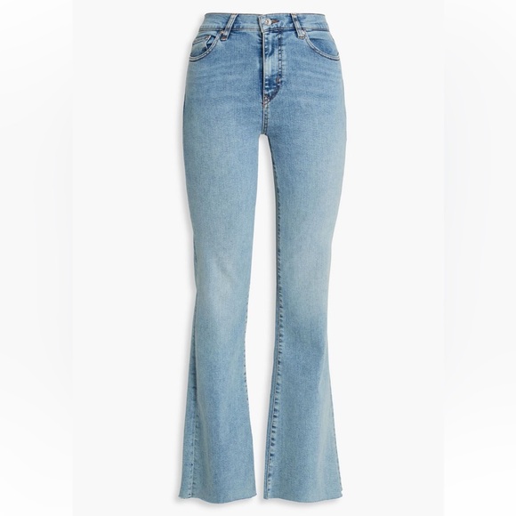 Frame Denim Light Blue Flare Jeans